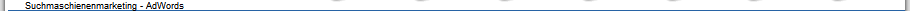 Suchmaschienenmarketing - AdWords