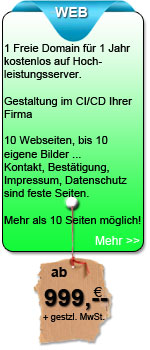 Sonderpreis Web 999 Euro